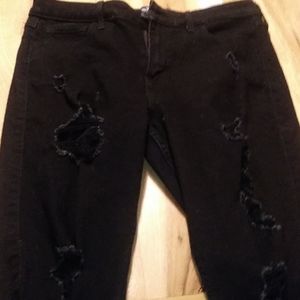 Hollister ripped jeans